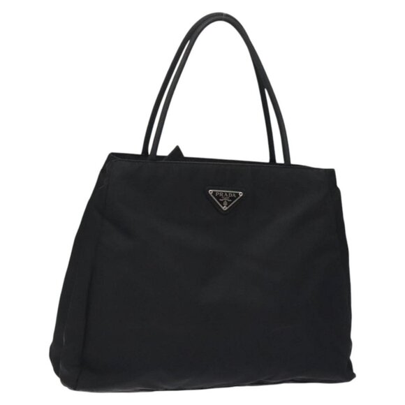 PRADA Hand Bag Nylon Black Auth 126976 - Picture 1 of 16